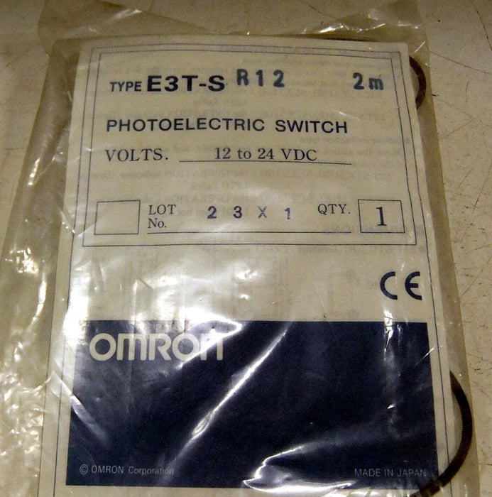 Omron E3T-SR12 Photoelectric Switch 2m 12-24VDC