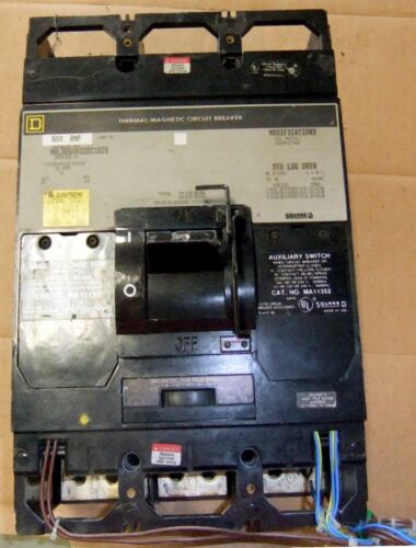 Square D 500A Circuit Breaker MHL3650032DC1625