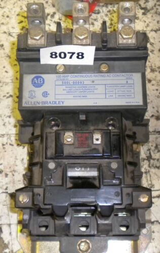 Allen-Bradley 100A A/C Contactor Non-Motor 500L-DOD93 115/120V Coil