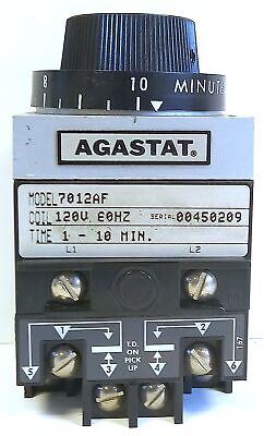 Agastat 7012AF 110/120 V AC 1-10 Minutes On-Delay Time Delay Relay