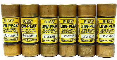 Bussmann LPJ-12SP 600 V AC/300 V DC 12 A Current-Limiting Time-Delay Fuses