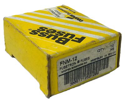 Bussmann FNM-12 250 V AC 12 A Time Delay Fuse