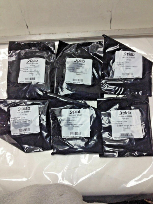 Lot of 6 Piab 0109364 Valve Service Packs