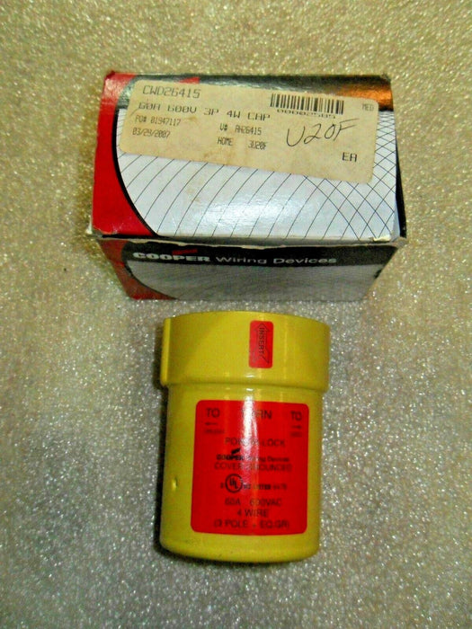 Cooper 26415 Plug Enclosure