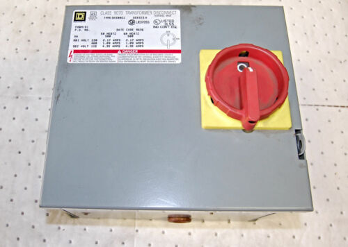 Square D 9070-SK500G1 Transformer Disconnect