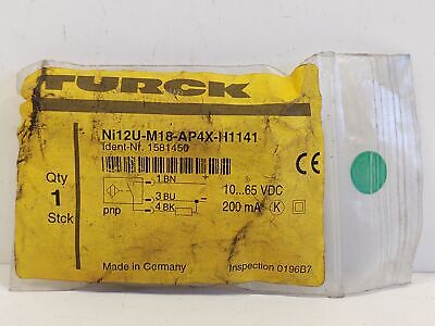 Turck NI12U-M18-AP4X-H1141 Inductive Proximity Sensor