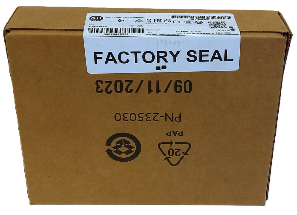 Allen-Bradley 1756-L84ES GuardLogix Ser B FW 1.057 PLC Safety Controller
