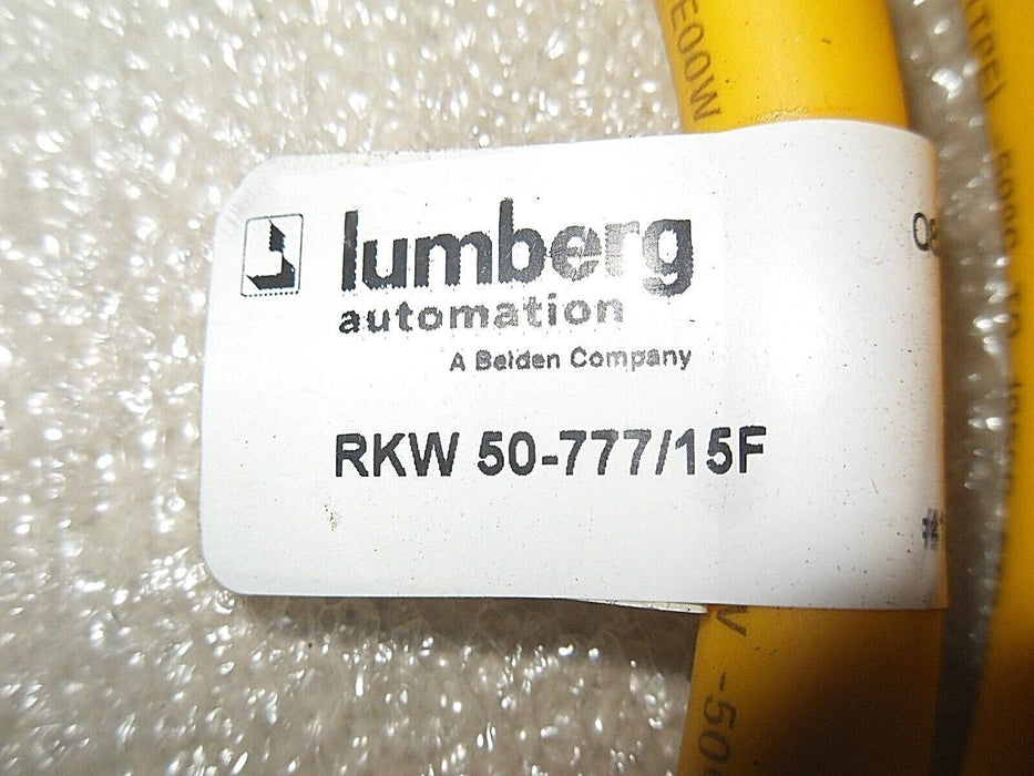 Lumberg Automation RKW50-777/15F Cable Assembly
