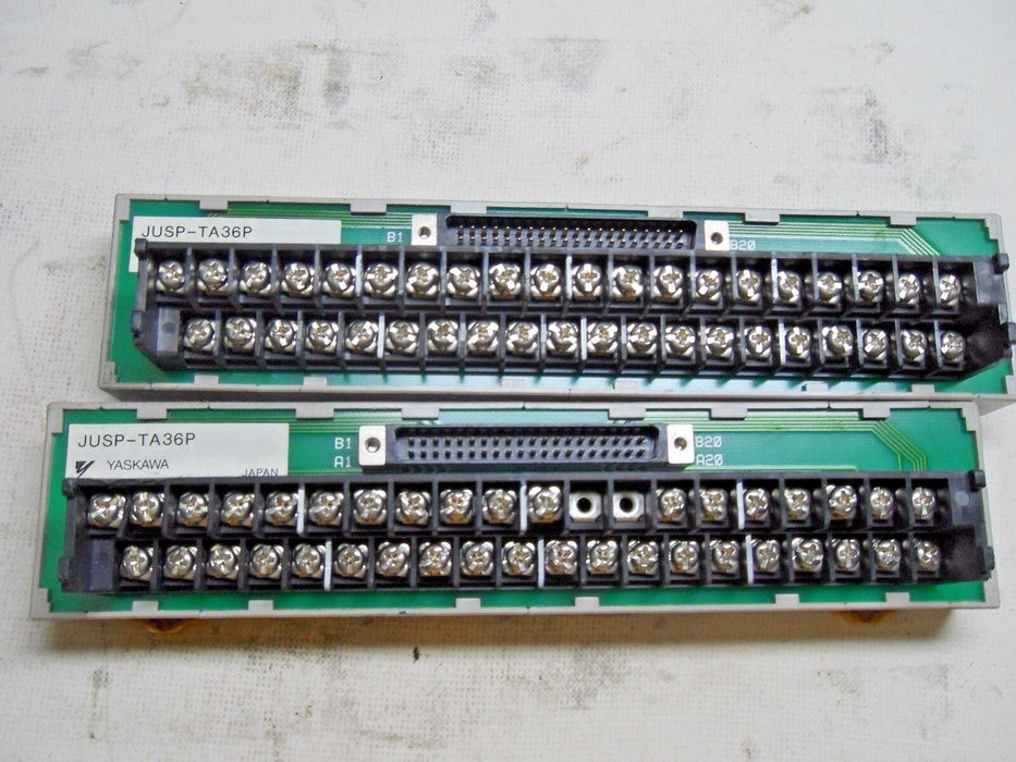 2 Yaskawa Electric JUSP-TA36P Connector Terminal Block Conversion Units