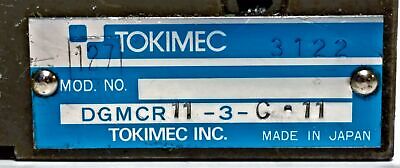 Vickers Tokimec DGMCR11-3-C-11 / 670796 Hydraulic Control Valve