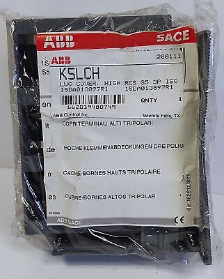ABB K5LCH SACE Isomax S 3 Pole Lug Cover for S5 Circuit Breakers