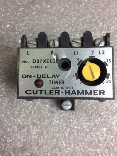 Cutler-Hammer D87XEL30 Timer Attachment