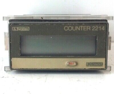 Crouzet 2214 8 Digit LCD Display Counter Module