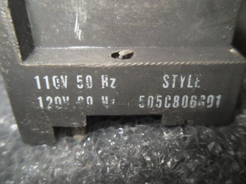 1 Cutler-Hammer 505C806G01 110/120V COIL