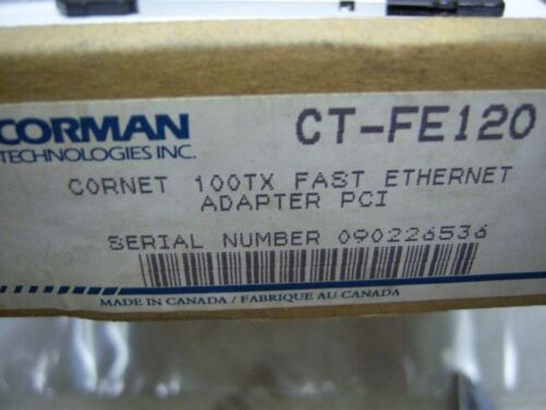 Corman Technologies PC Board CT-FE120 100TX Fast Ethernet Adapter PCI
