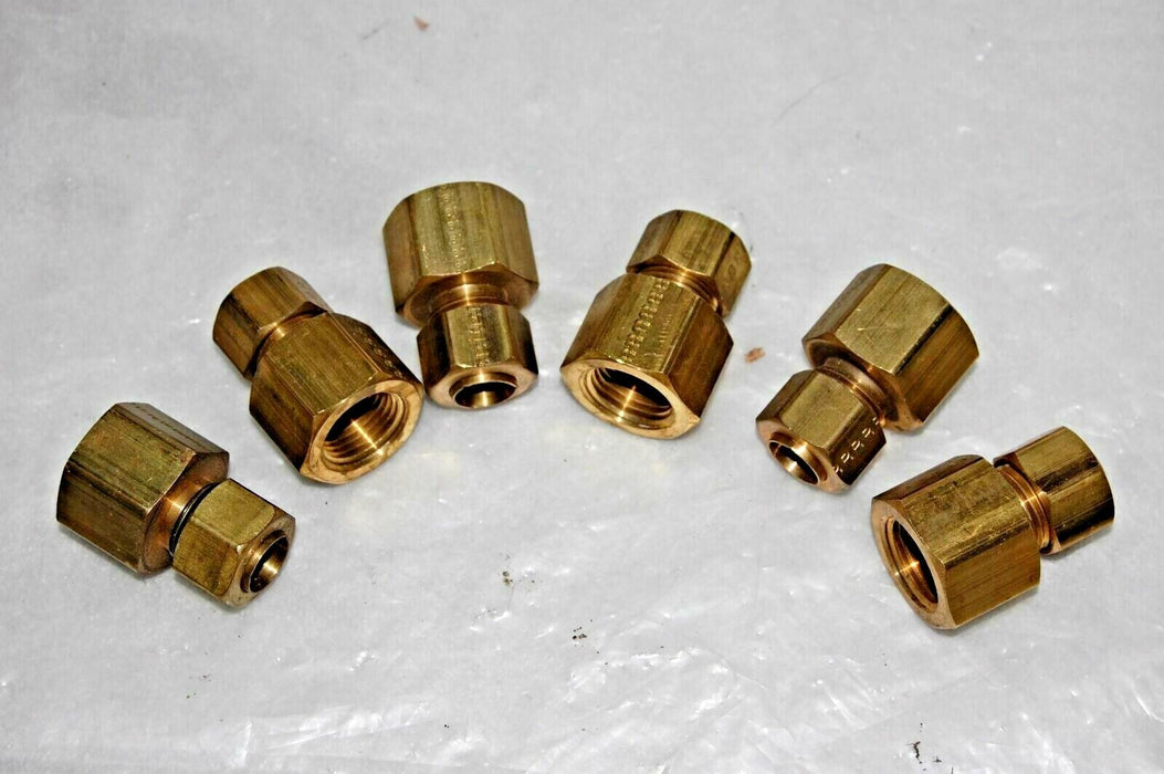 Parker 8-8 GB12-B Female Connector Lot Of 6