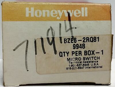 Honeywell BZE6-2RQ81 Limit Switch with Cross Roller Plunger