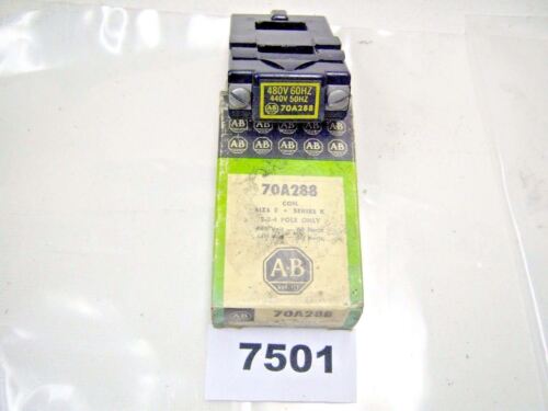 Allen-Bradley Coil Size 0 70A288 2,3,4 Poles 440/480V