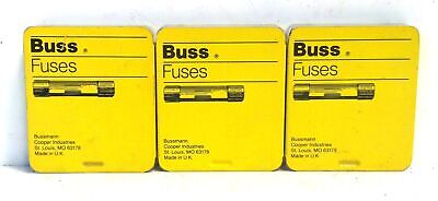 Bussmann GMC-1.5A 1.5 A 250 V Time Delay Glass Fuse - Qty. 15