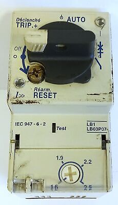 Telemecanique LB1-LB03P07 600 VAC 1.6-2.5 A Motor Starter