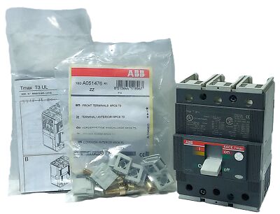 ABB T3N175 SACE TMAX 175 A 3 Pole AC Circuit Breaker