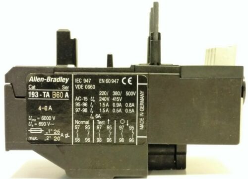 Allen-Bradley 193-TAB60 Overload Relay