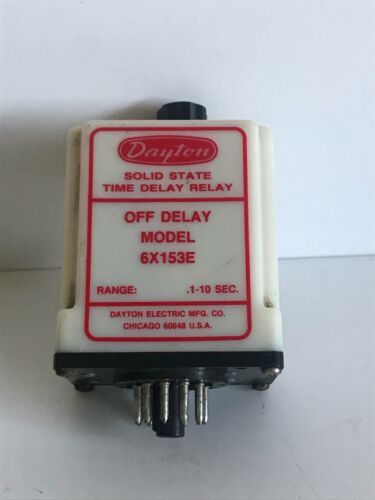 Dayton Time Delay Relay 6X153E