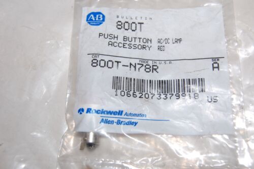 Allen-Bradley 800T-N78R RED LED CLUSTER LAMP