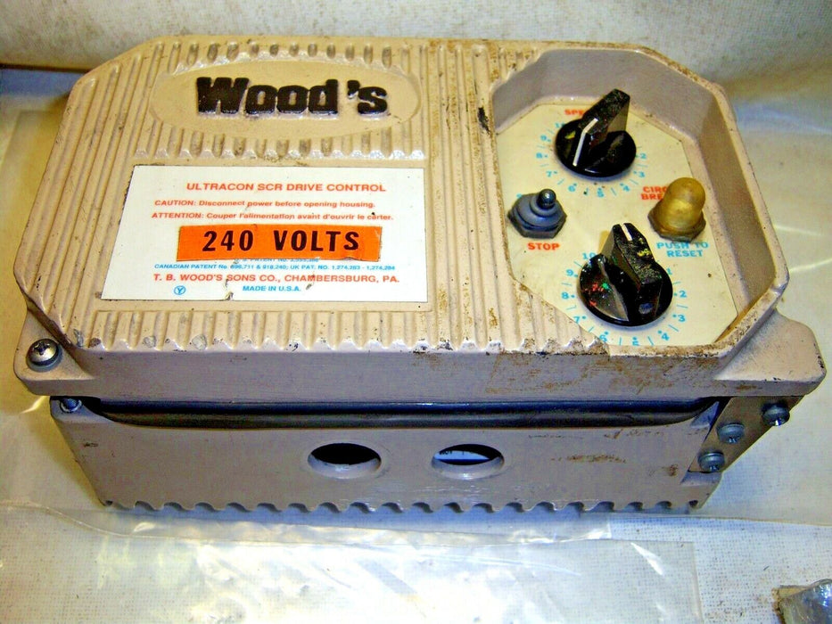 T.B. WOODS 3100 SCR MOTOR DRIVE CONTROL
