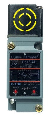 Cutler-Hammer E51ALS1 24-120 V AC Shielded Inductive Proximity Sensor w/ LED