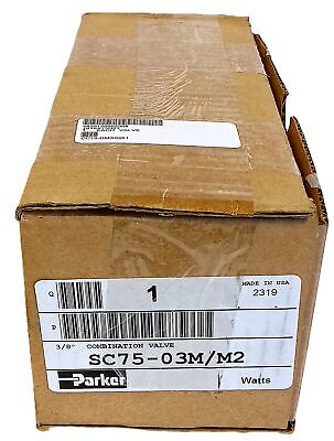 Parker SC75-03M/M2 3/8 NPT Combination Solenoid Valve