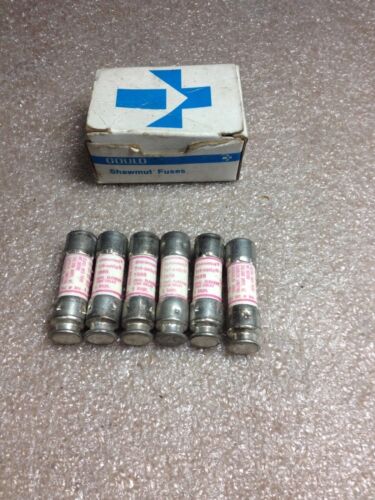 6 Gould Shawmut Tri-Onic TR9R Fuses