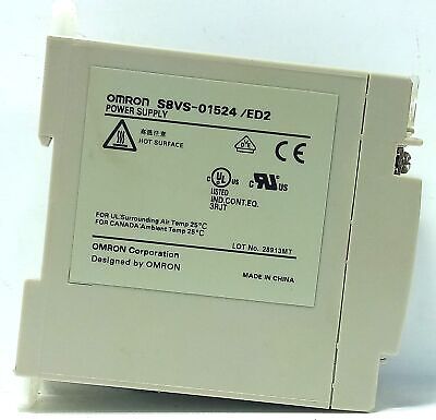 Omron S8VS-01524/ED2 24 V DC 0.65 A 15 W Switch Mode Power Supply