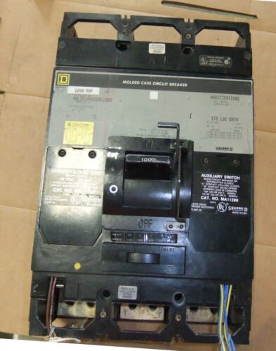 Square D 1000A Circuit Breaker MHL361000DC1680