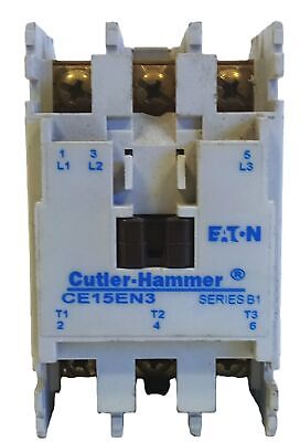 Cutler-Hammer CE15EN3TB 600V 25A Contactor with 24VAC Coil