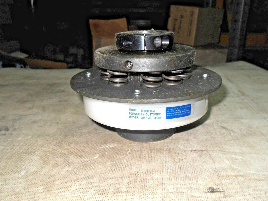 1 AMERICAN AUTOGUARD 101585-003 MECHANICAL TORQUE LIMITER