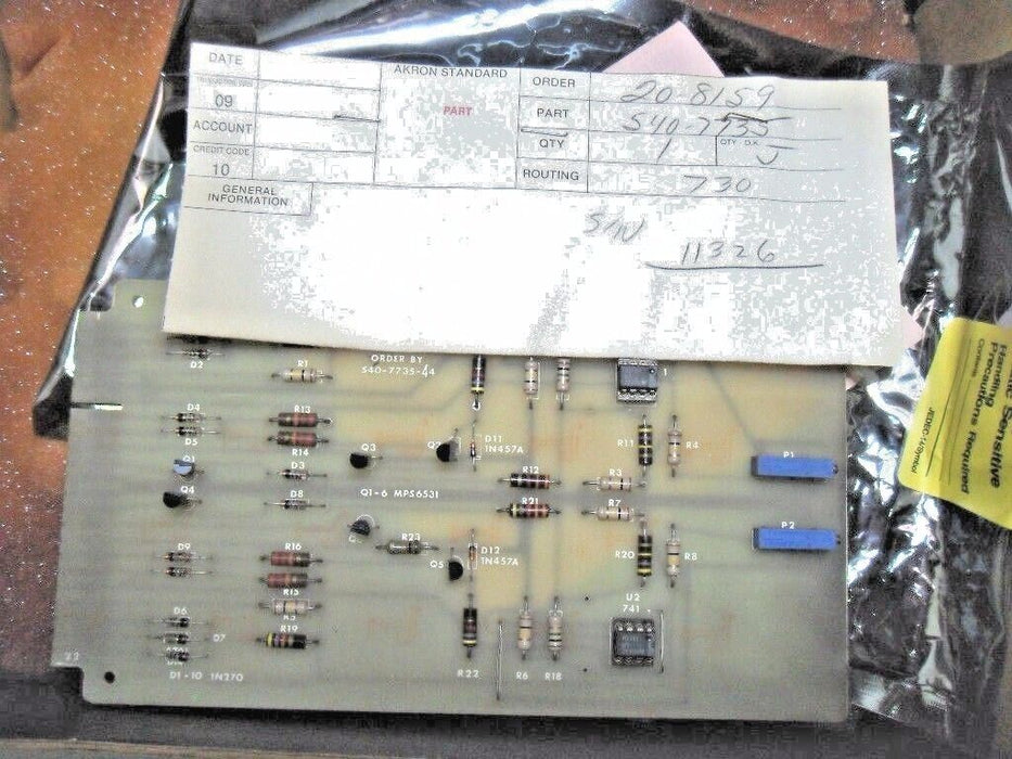 Akron Standard 540-7735-44 Board