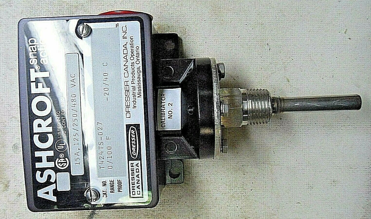 Ashcroft T424TS027 Snap Action Switch