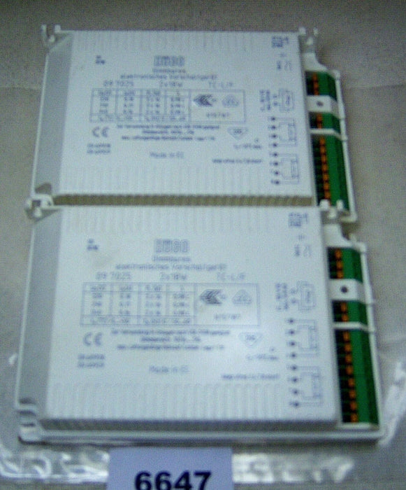 Lot Of 2 Huco Electronic Ballast 09 7025 2 X 18