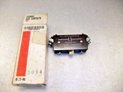 Eaton Cutler-Hammer Auxiliary Contact C320KA1