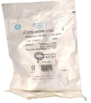 Allen-Bradley 871TM-DH5NN18-D4 10-30 V DC Shielded Inductive Proximity Sensor