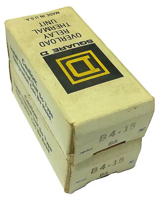 Square D B4.15 600 V Thermal Unit for Overload Protection Relay