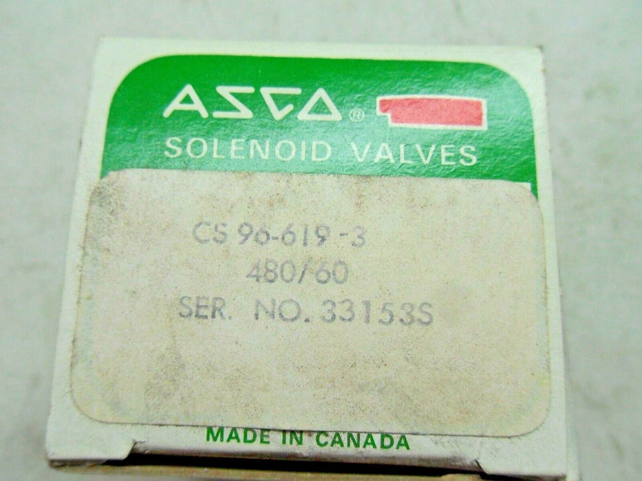1 New ASCO CS 96-619-3 Solenoid Coil