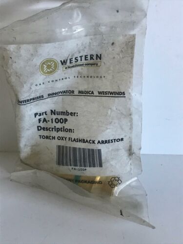 Western Enterprises FA-100P Flashback Arrestor
