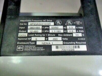 Cutler-Hammer AF93AG0C003D Drive