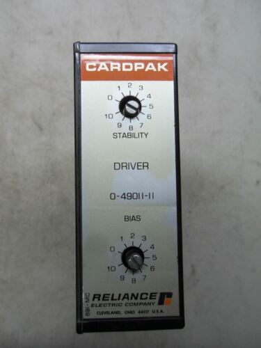 1 Reliance ELECTRIC 0-49011-11 DRIVER CARD CARDPAK