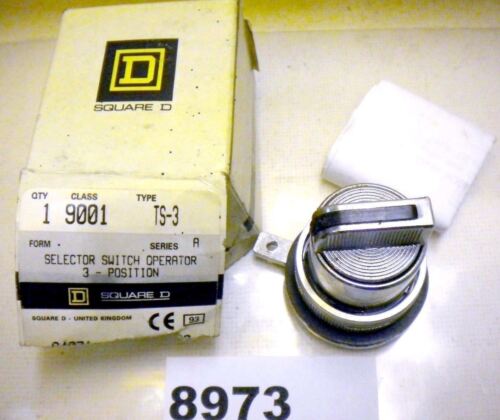 Square D 3 Pos Selector Switch 9001-TS3