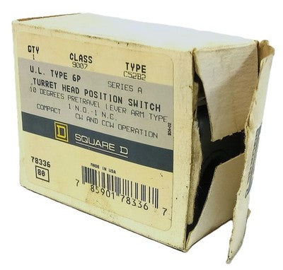 Square D 9007-C52B2 600 V AC 10 A Rotary Gear Limit Switch