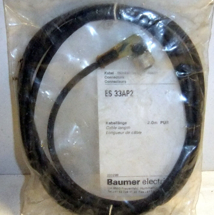 Baumer ES 33AP2 Cable Right Angle