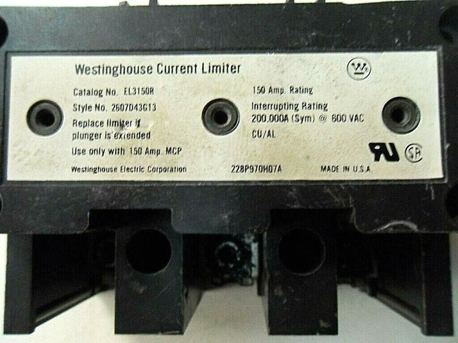Westinghouse LFB3150R Current Limiter